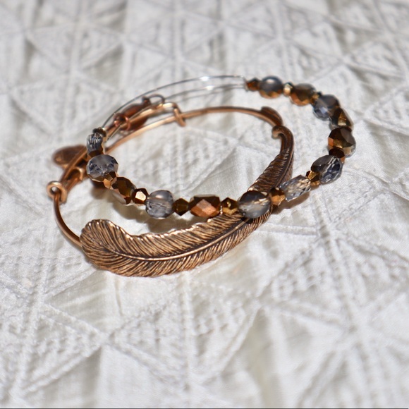 Stack of Alex & Ani Bracelets - Picture 4 of 8